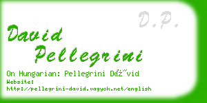 david pellegrini business card